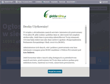 Tablet Screenshot of gieldarolna.pl